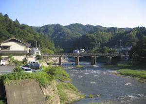 足助巴川と巴橋