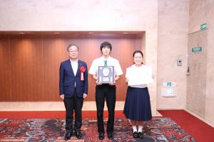 知事表彰(志賀中学校)