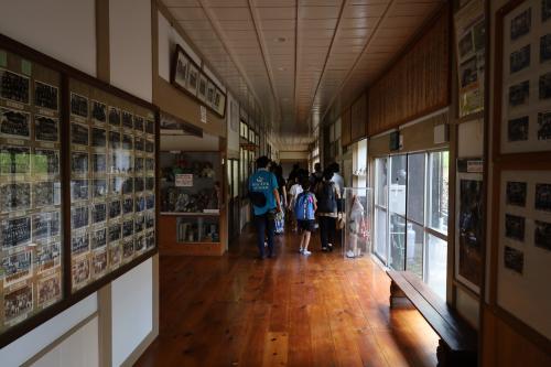 田峯小学校見学の様子