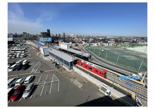 移設開業した三河知立駅