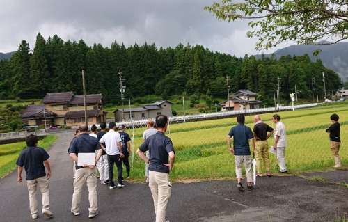 現地ほ場見学