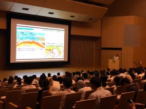 講座「地震と火山」の様子