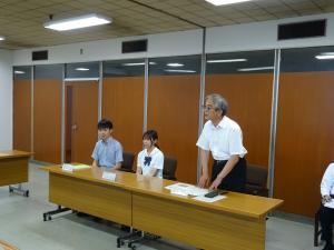 黒川　修一　高文連会長