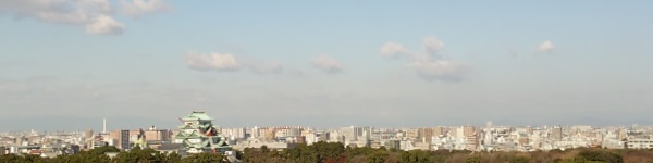 自治センター10階から見える景色